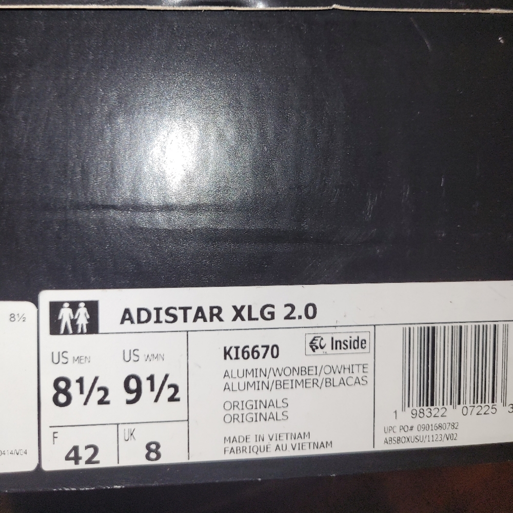 *SALE!** Womens Adidas adistar XLG 2.0 SQUID Kl6670 Running Shoes 2026 Sz 8.5-12 - Picture 10 of 15